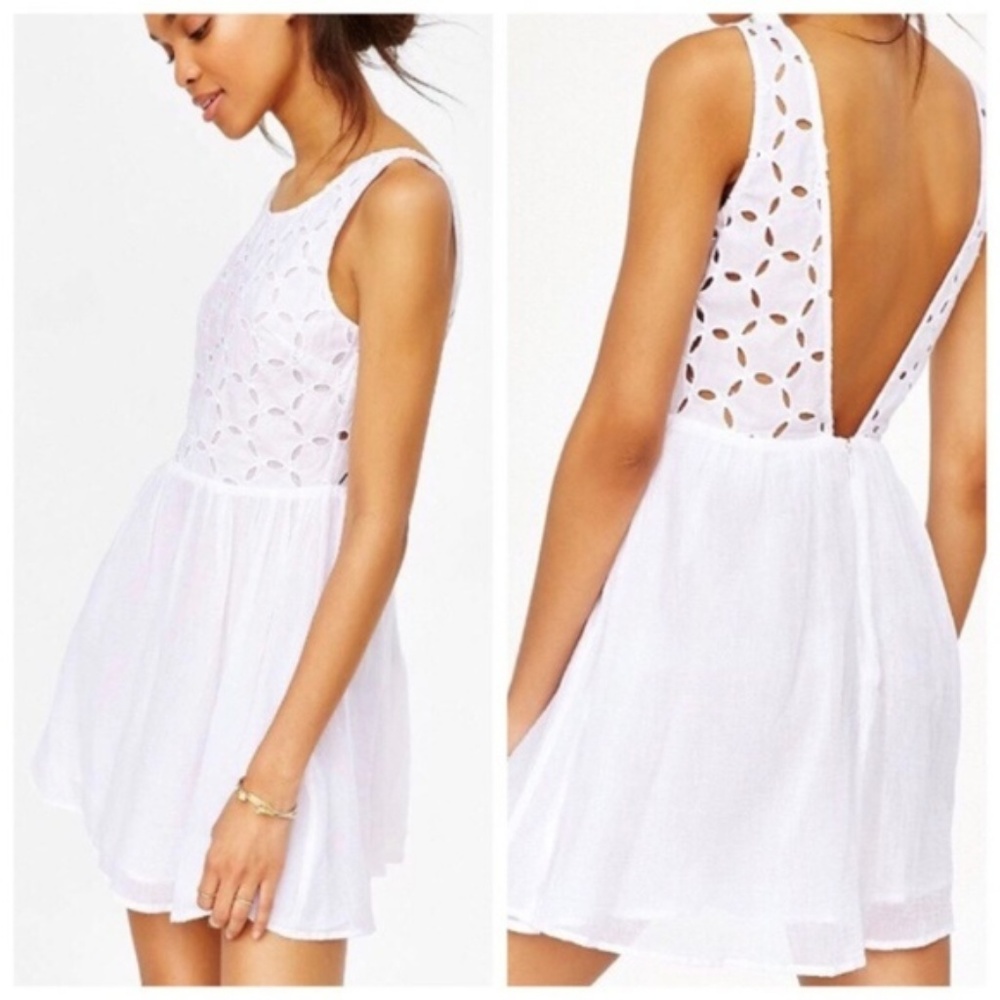 NWT Kimchi Blue Cotton Eyelet Dress Size XS